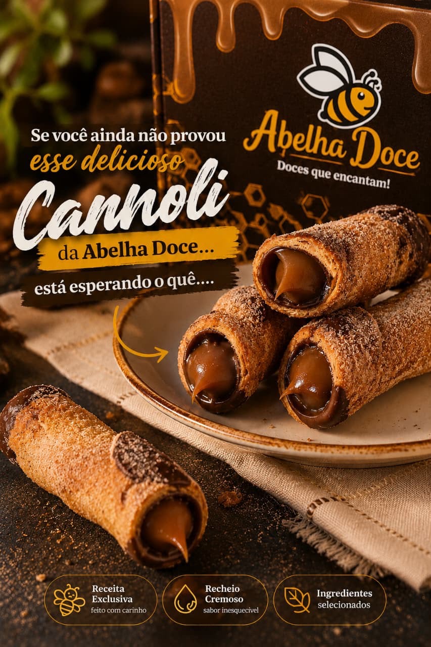 Cannoli Abelha Doce